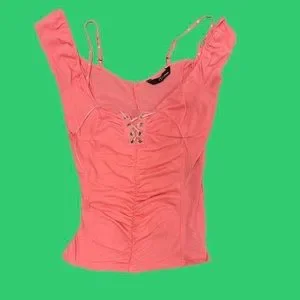 Jane Norman Tops Rare Jane Norman Pink Milk Maid Top Poshmark